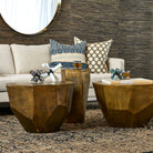 Cathenna Coffee Table - Brass Large by Uttermost