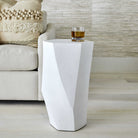 Cathenna Accent Table - White by Uttermost