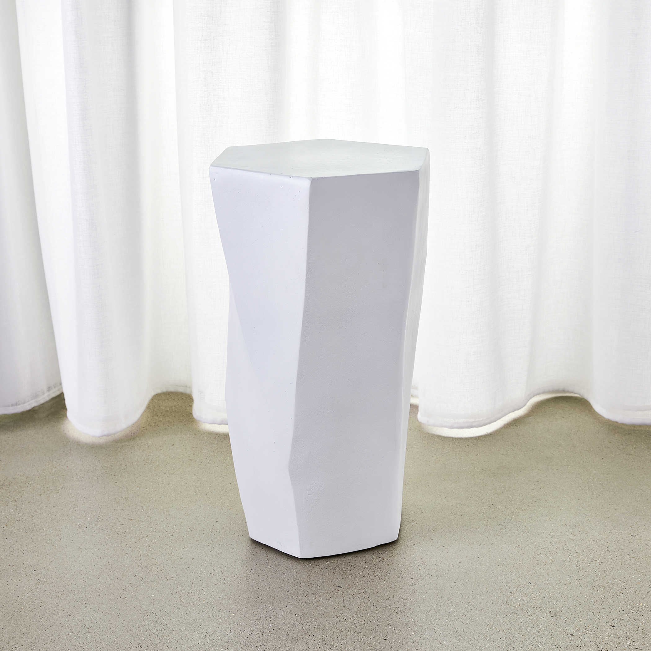 Cathenna Accent Table - White by Uttermost
