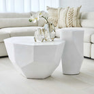 Cathenna Accent Table - White by Uttermost