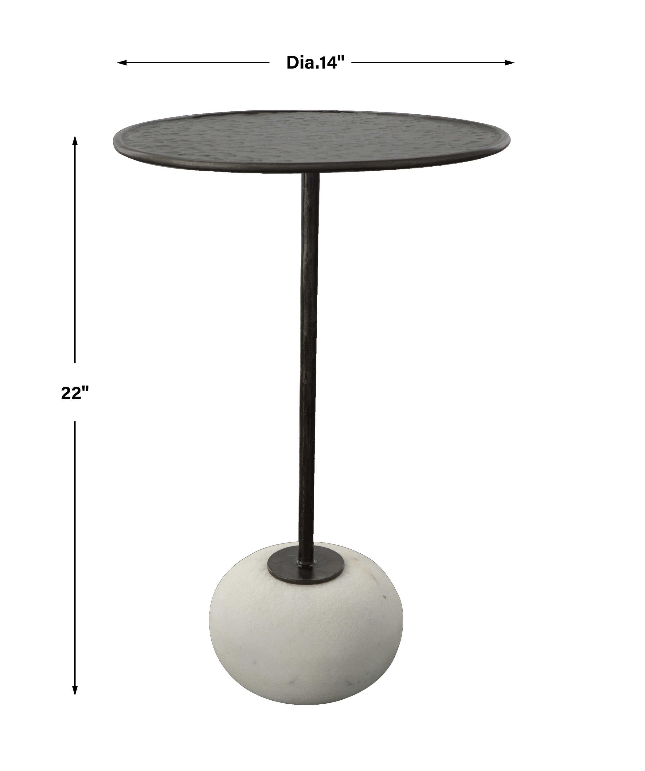 Button Up Drink Table by Uttermost