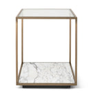 Floating Plane End Table - Marble/Brass by Uttermost
