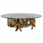 Center Root Coffee Table - Round - Glass by Uttermost