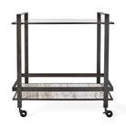 Roll Along Bar Cart - Bronze by Uttermost