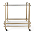 Roll Along Bar Cart - Brass by Uttermost
