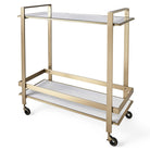 Roll Along Bar Cart - Brass by Uttermost