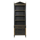 Faux Bois Cabinet - Black & Gold by Uttermost