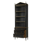 Faux Bois Cabinet - Black & Gold by Uttermost