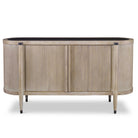 Tambour Cabinet in Natural Wash by Uttermost