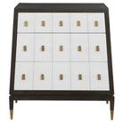 Pyramid Chest of Drawers in White by Uttermost