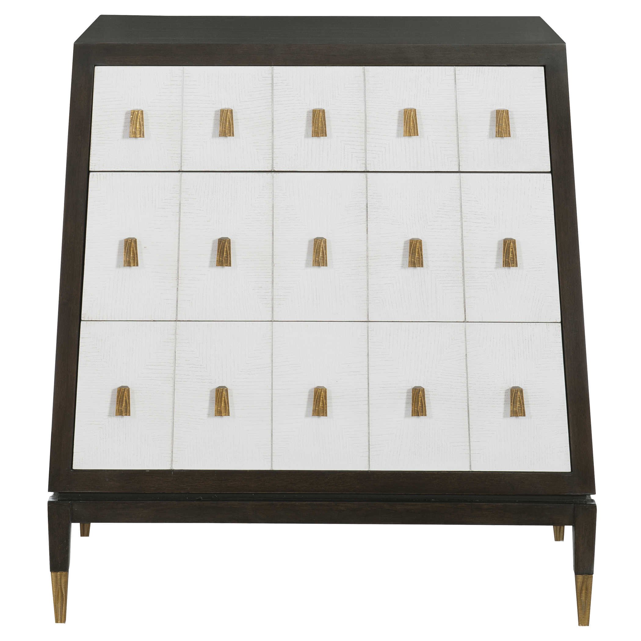 Pyramid Chest of Drawers in White by Uttermost