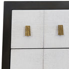 Pyramid Chest of Drawers in White by Uttermost