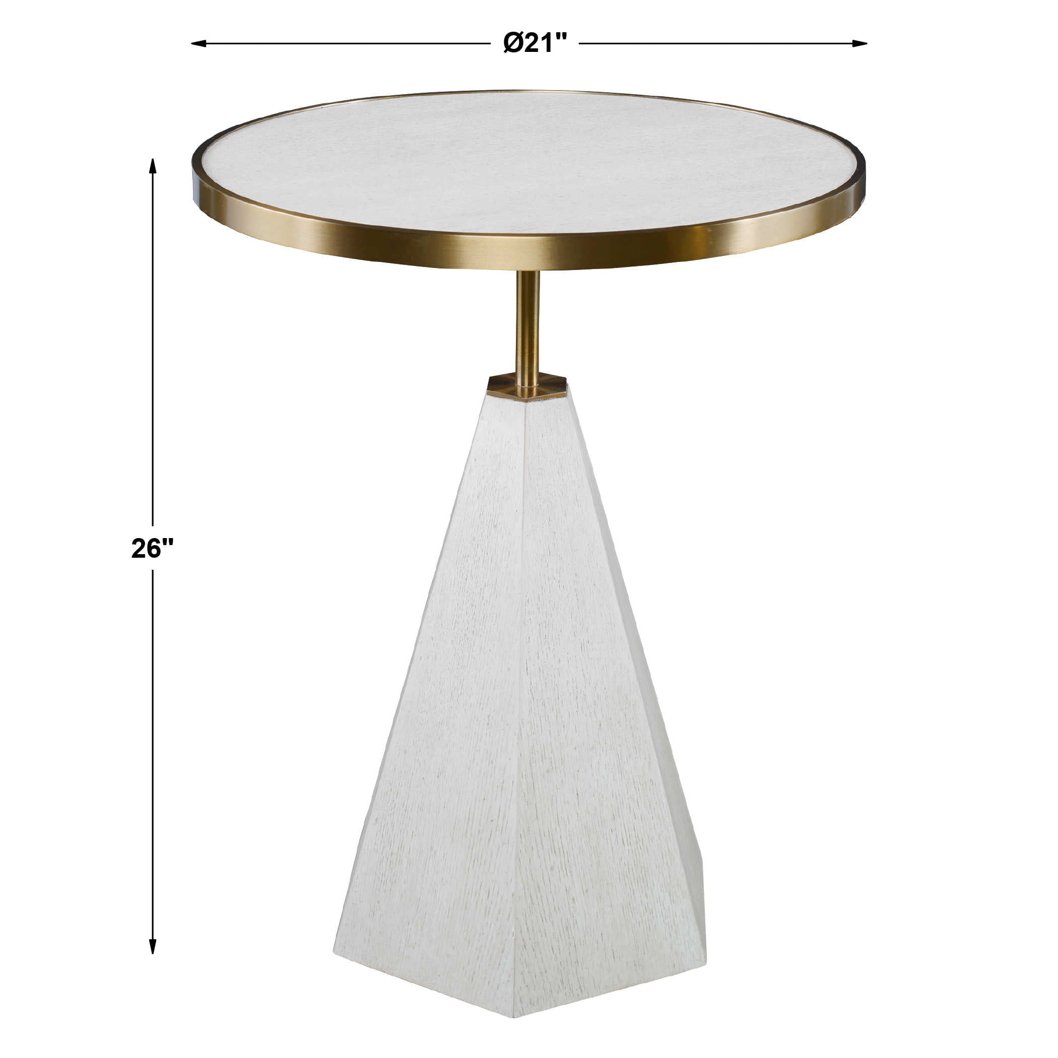 Pylon Side Table by Uttermost