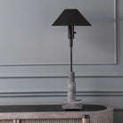 Telescope Buffet Lamp in Grey Travertine by Uttermost