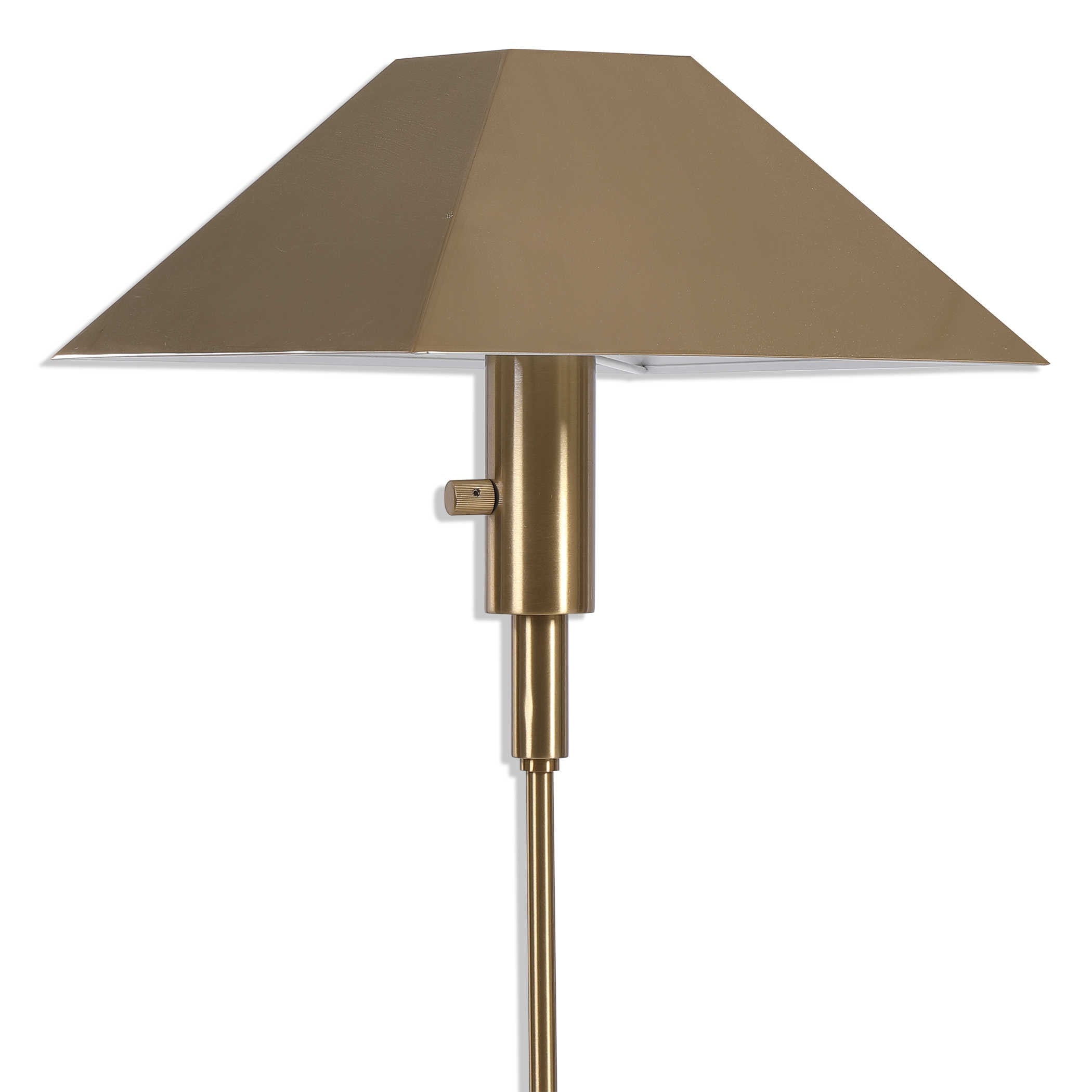 Telescope Buffet Lamp in White Marble by Uttermost