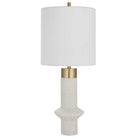 Edge Table Lamp - White by Uttermost