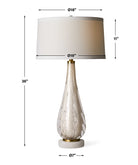 Venezia Table Lamp - White by Uttermost