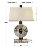Circulation Table Lamp by Uttermost