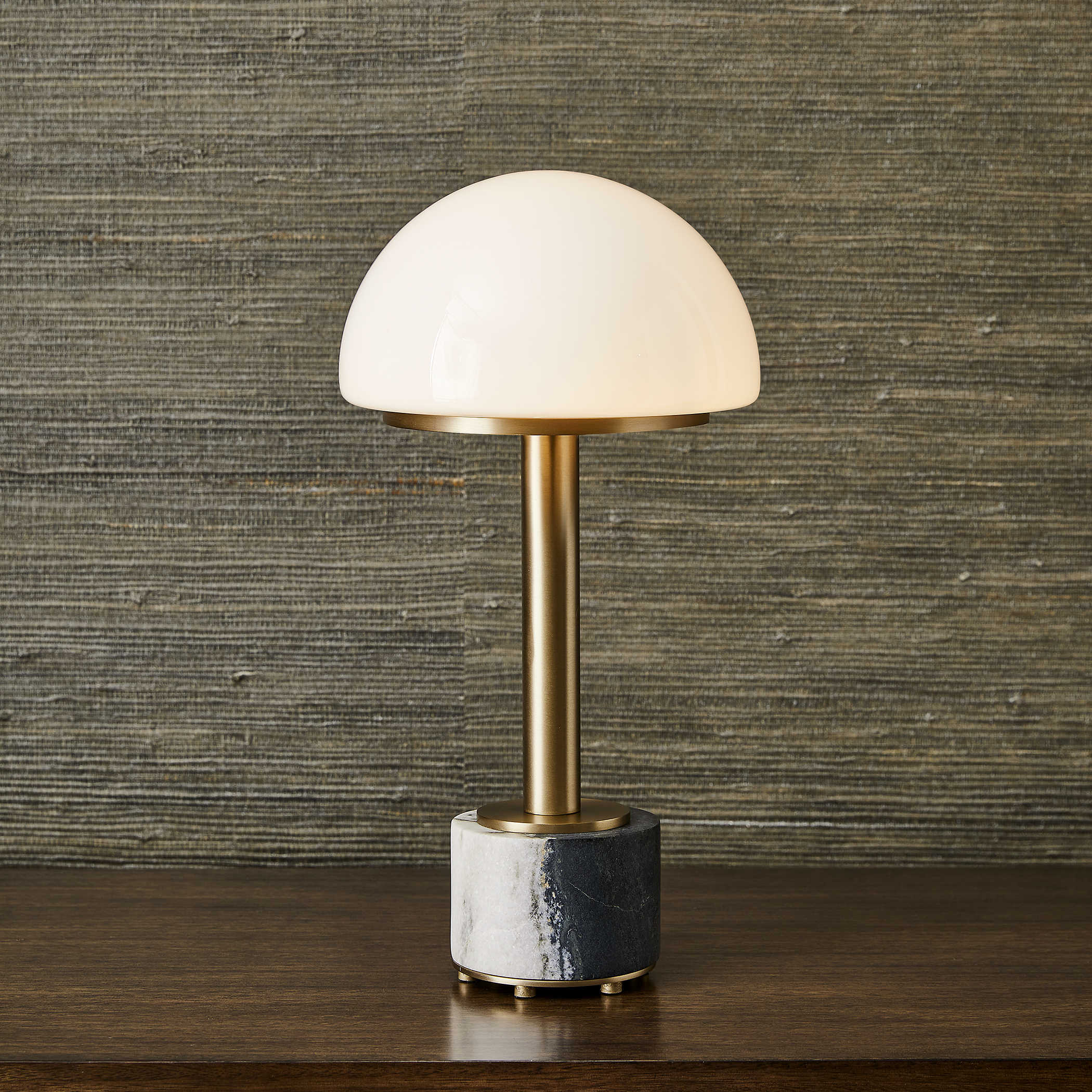 Mushroom Mini Lamp - Panda Marble by Uttermost