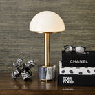 Mushroom Mini Lamp - Panda Marble by Uttermost