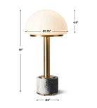 Mushroom Mini Lamp - Panda Marble by Uttermost