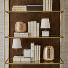 Blockhead Mini Lamp in Bronze by Uttermost