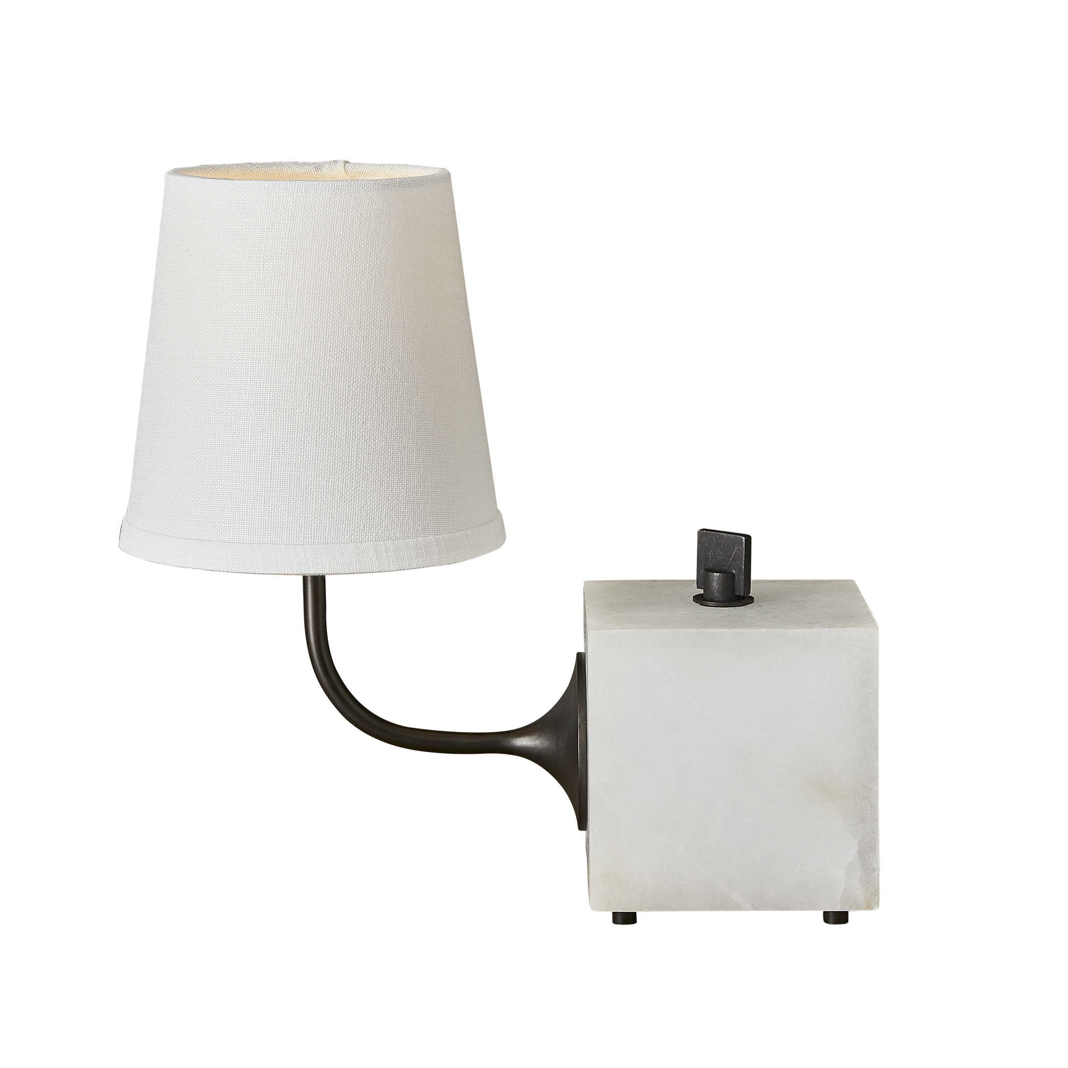 Blockhead Gooseneck Mini Lamp in Bronze by Uttermost