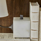 Blockhead Gooseneck Mini Lamp in Bronze by Uttermost