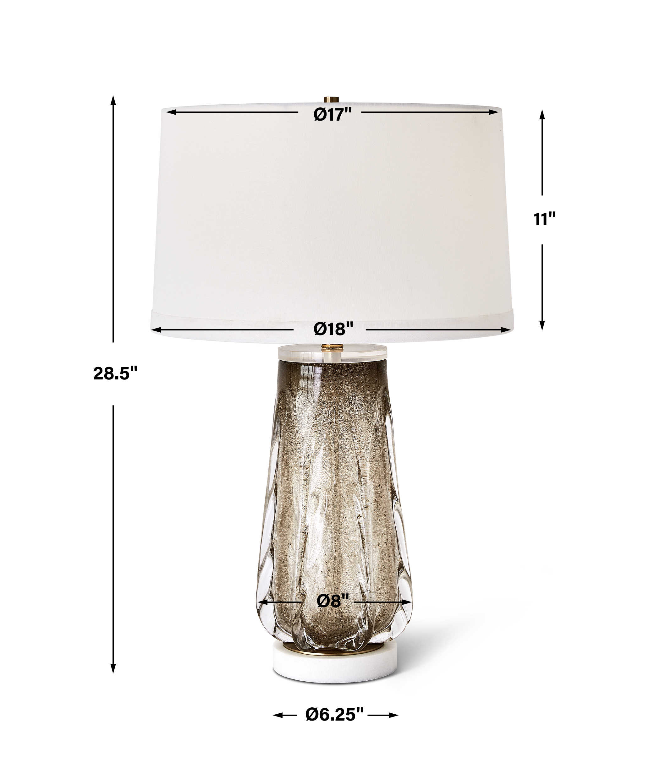 Burano Table Lamp by Uttermost