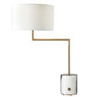 Pivot Table Lamp in Panda Marble by Uttermost