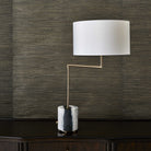 Pivot Table Lamp in Panda Marble by Uttermost