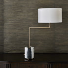 Pivot Table Lamp in Panda Marble by Uttermost