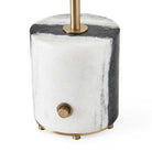 Pivot Table Lamp in Panda Marble by Uttermost