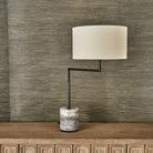 Pivot Table Lamp - Travertine/Bronze by Uttermost