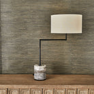 Pivot Table Lamp - Travertine/Bronze by Uttermost