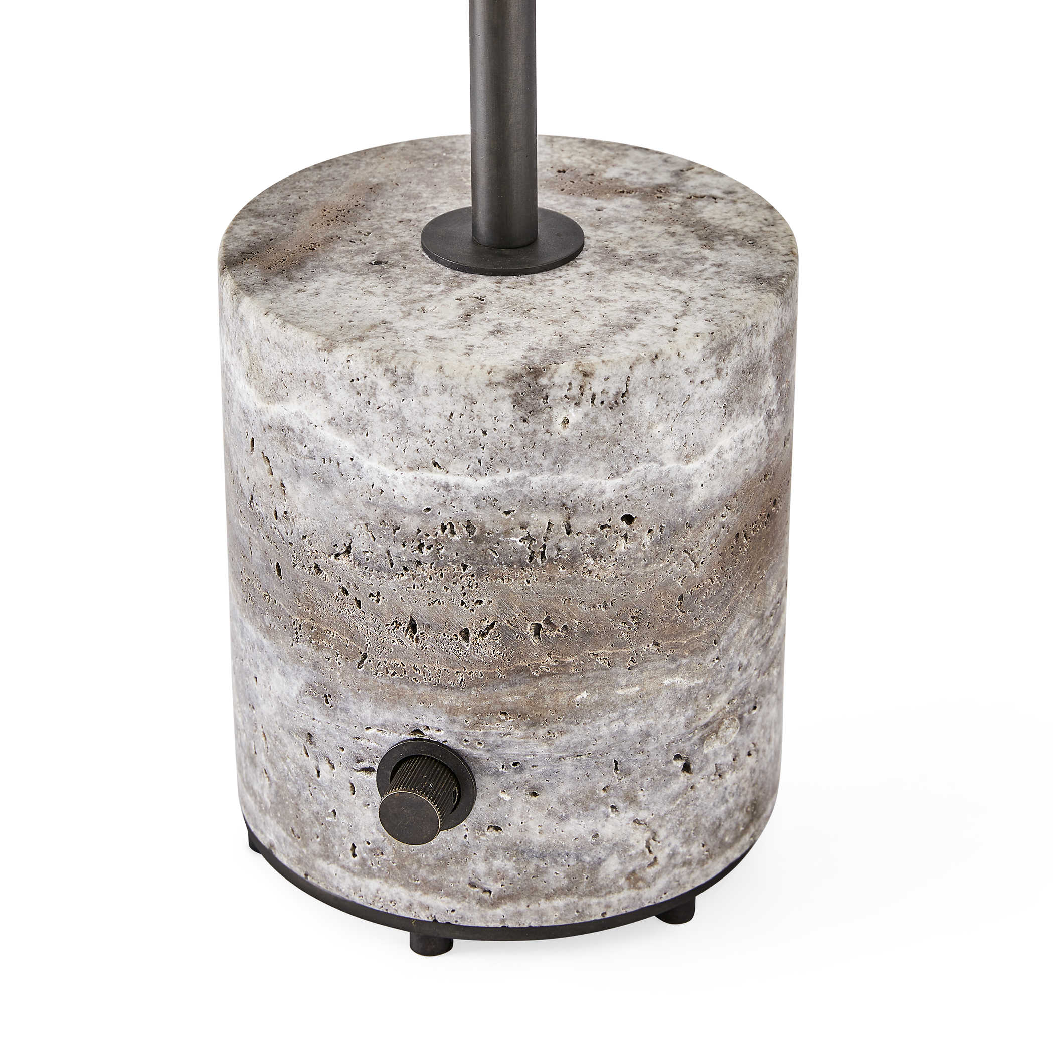 Pivot Table Lamp - Travertine/Bronze by Uttermost