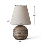 Spherical Mini Lamp by Uttermost