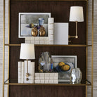 On a Shelf Mini Lamp in White Marble by Uttermost