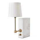On a Shelf Mini Lamp in White Marble by Uttermost