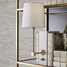 On a Shelf Mini Lamp in White Marble by Uttermost