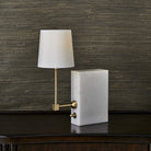 On a Shelf Mini Lamp in White Marble by Uttermost