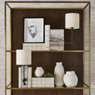 On a Shelf Mini Lamp in Travertine by Uttermost