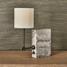 On a Shelf Mini Lamp in Travertine by Uttermost