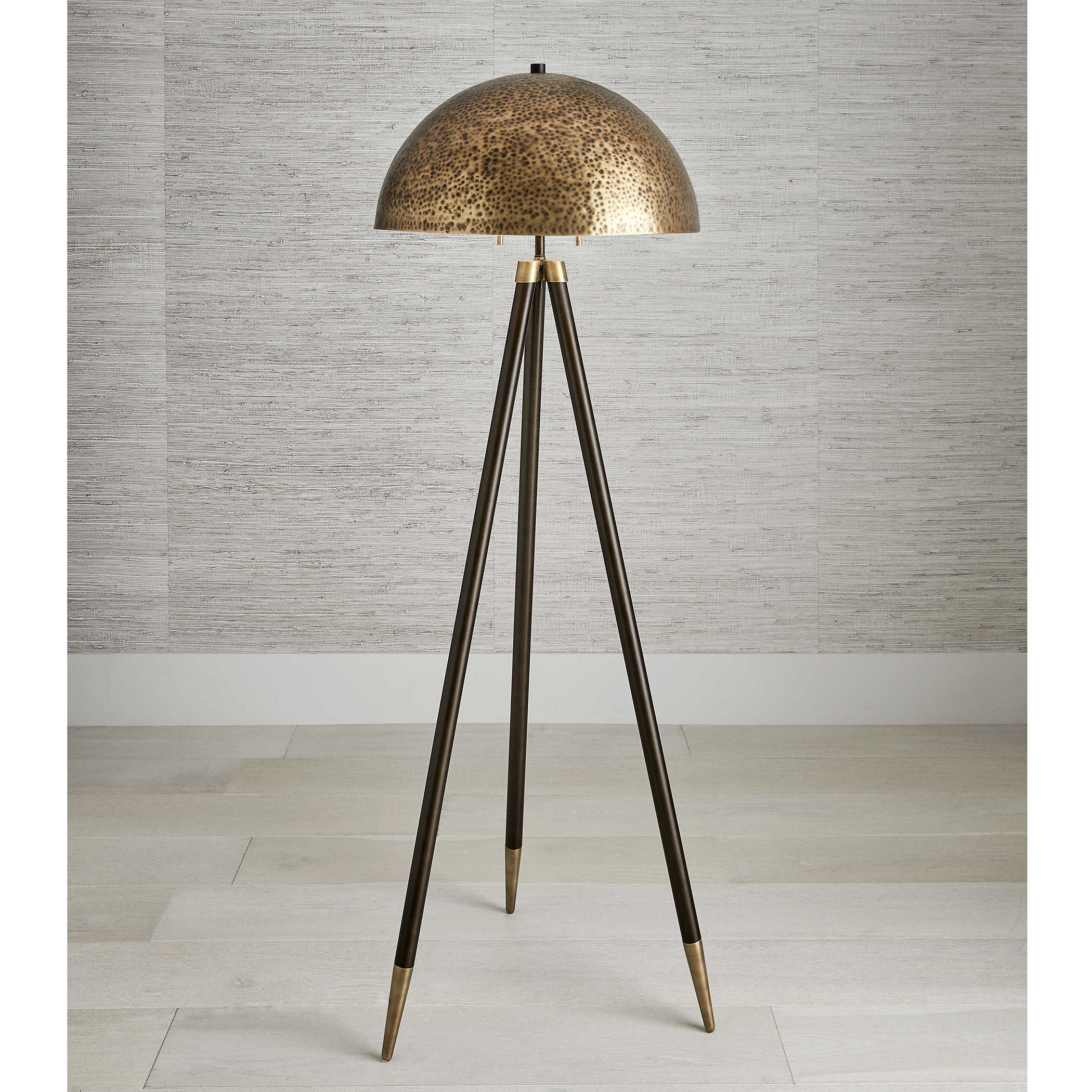 Hemi Floor Lamp by Uttermost