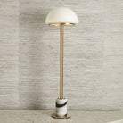 Mushroom Buffet Lamp in Panda Marble by Uttermost