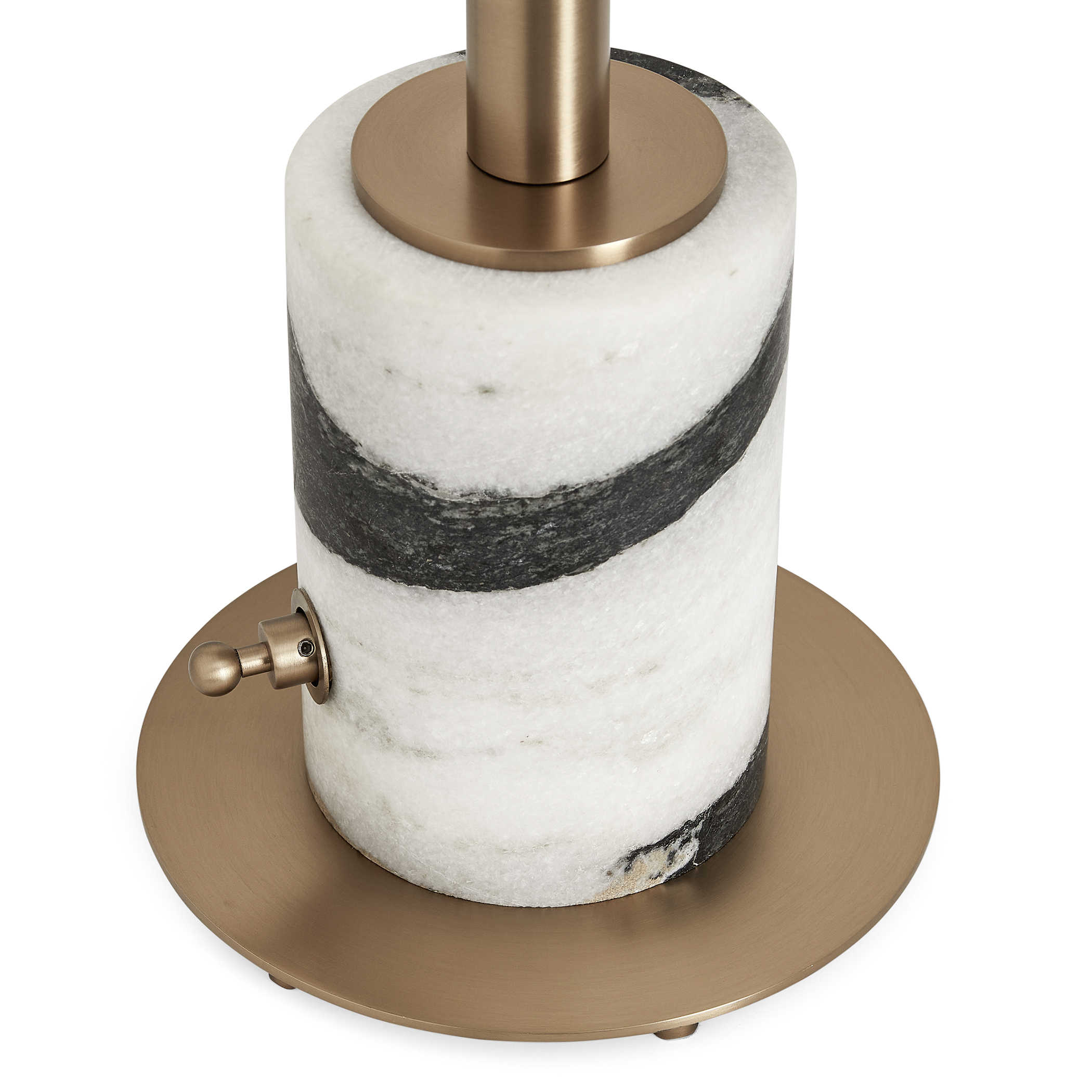 Mushroom Buffet Lamp in Panda Marble by Uttermost