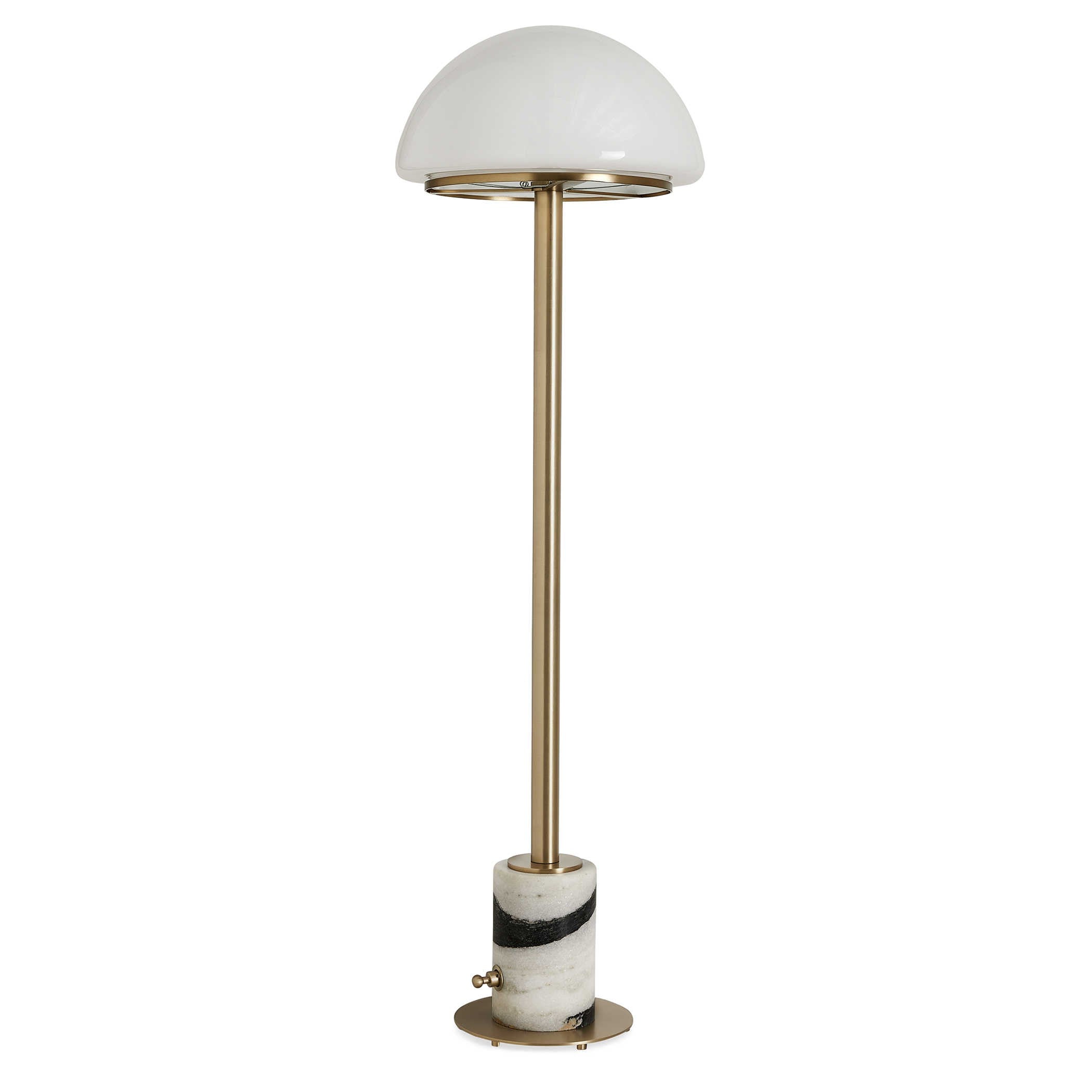 Mushroom Buffet Lamp in Panda Marble by Uttermost