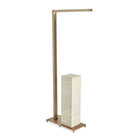 Illume Drink Stand - Travertine/Brass by Uttermost