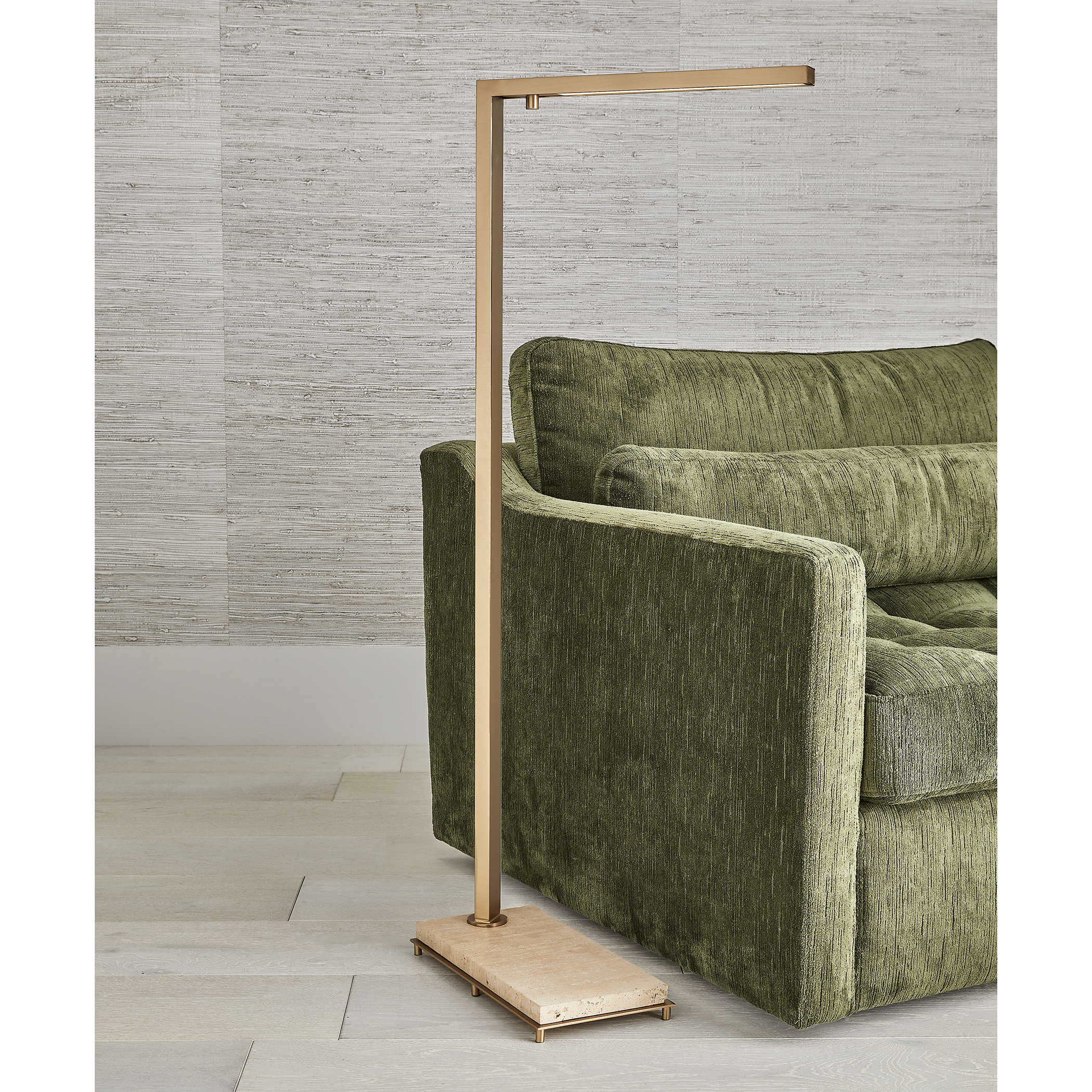 Illume Floor Lamp in Travertine by Uttermost