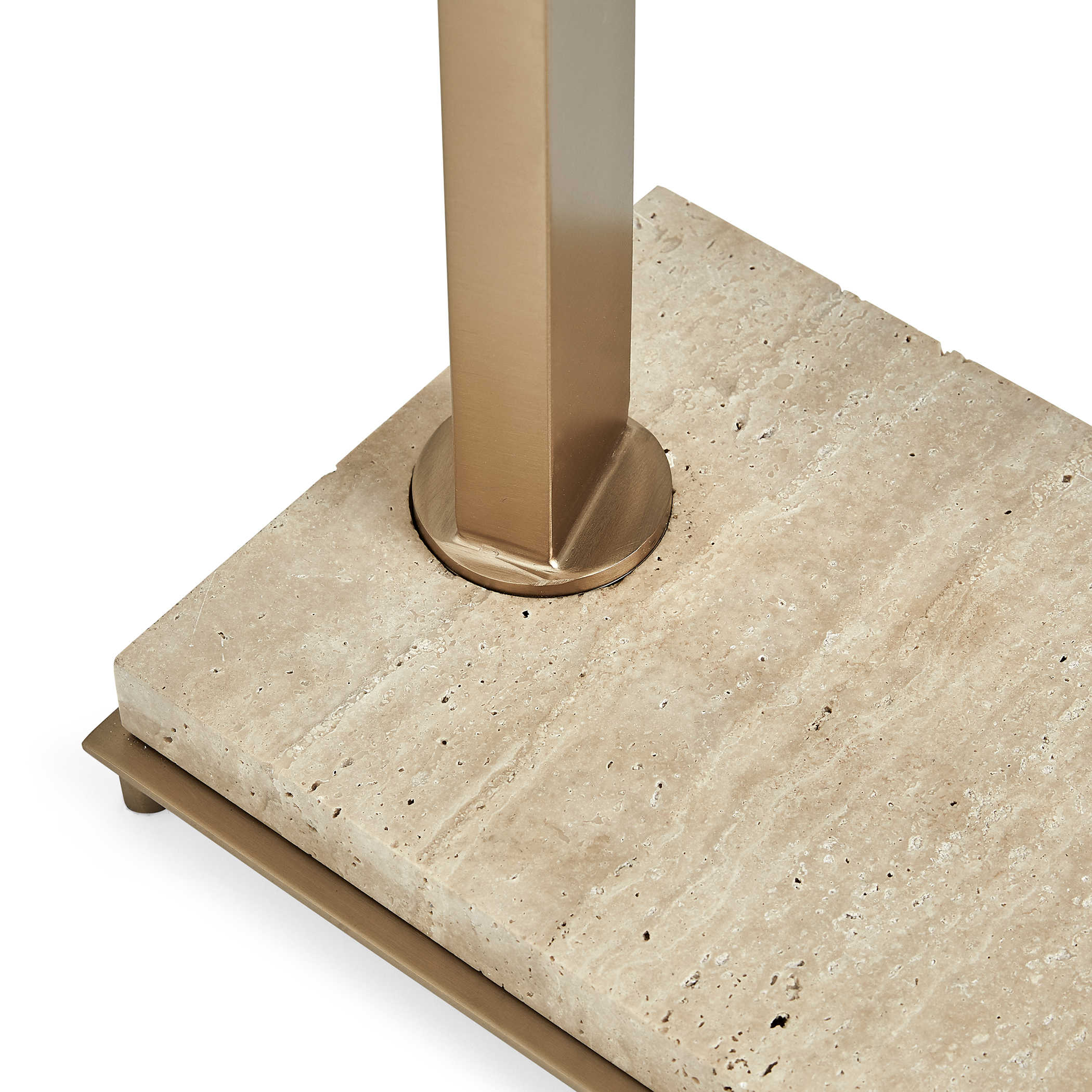 Illume Floor Lamp in Travertine by Uttermost
